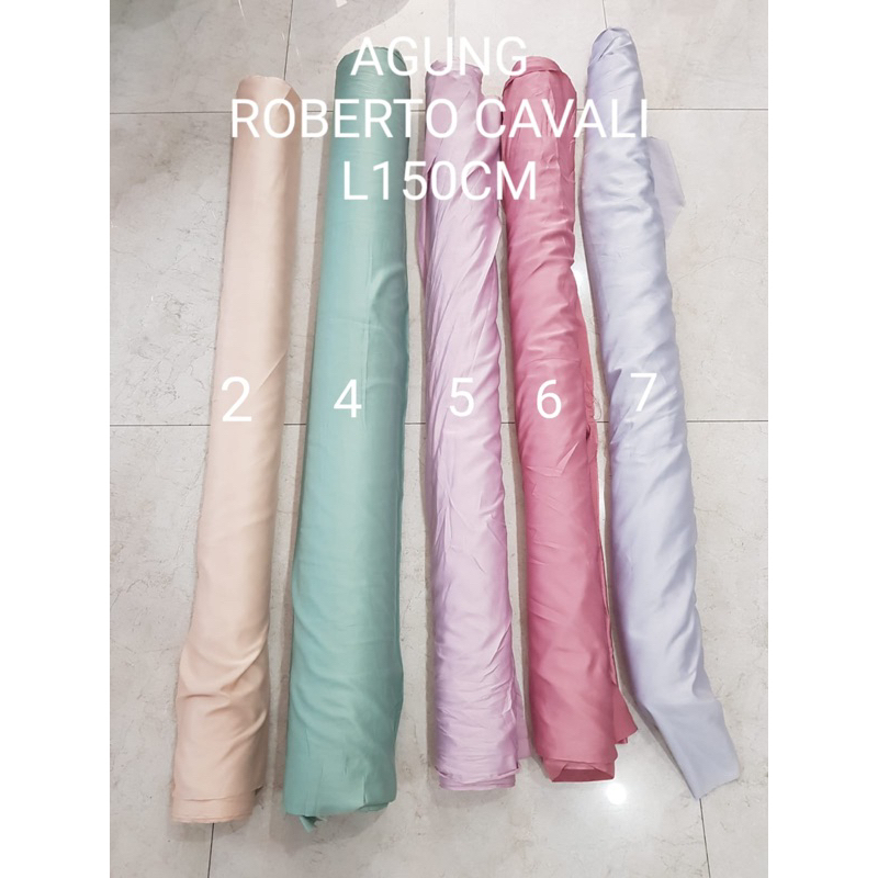 KAIN ORI SATIN ROBERTO CAVALI / SATEN ROBERTO CAVALI / BRIDESMAID BAHAN GAMIS MEWAH GAUN PESTA MEWAH