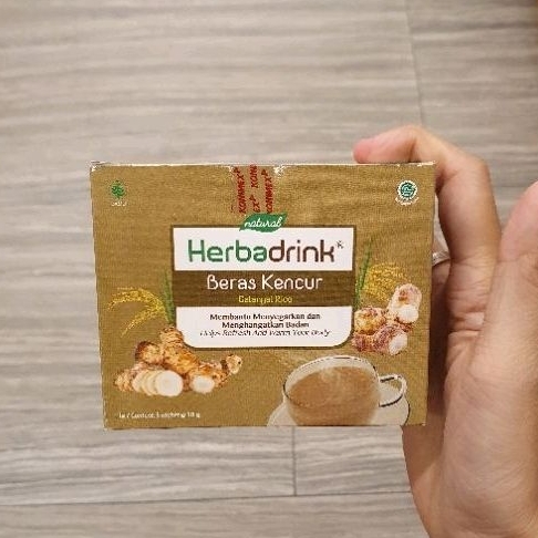 

Herba Drink minuman herbal herbadrink rasa BERAS KENCUR ( isi 5 sachets)