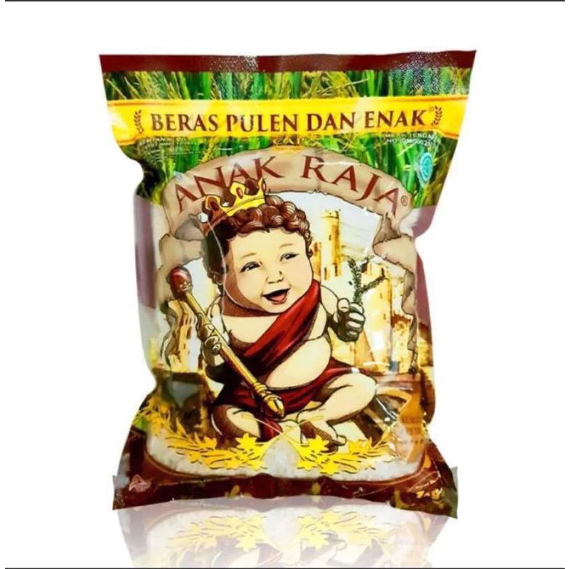 

Beras cap ANAK RAJA Pulen 1kg