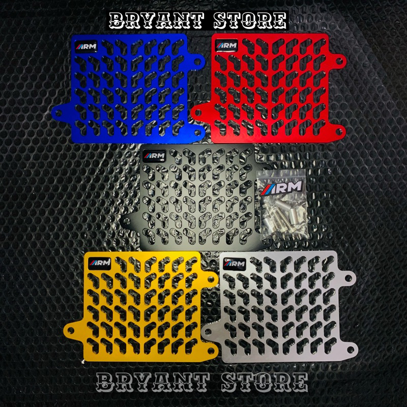 COVER TUTUP RADIATOR EXTREME AKAI ARM FULL CNC TWO TONE Nmax Aerox Lexi Pcx Adv Vario 125 Vario 150 Kualitas Premium N-Max