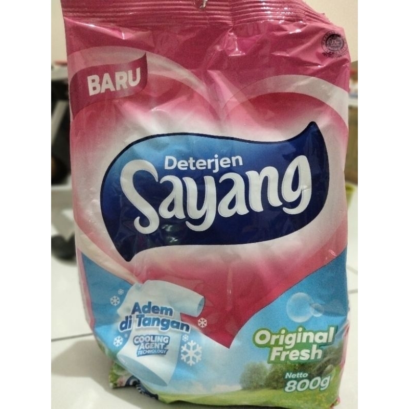 Deterjen Sayang kemasan 800g