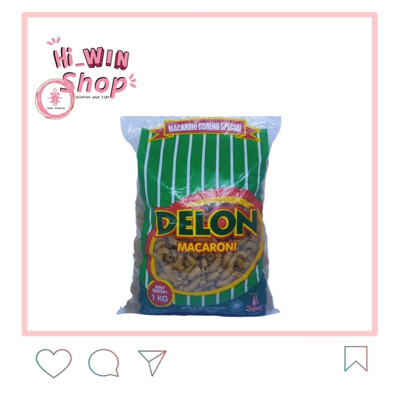 

Makaroni Delon Goreng 1 kg 1000 gr Makaroni Pipa Goreng Cemilan Gorengan