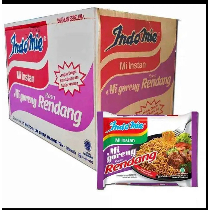 

indomie goreng rendang isi 40 pcs