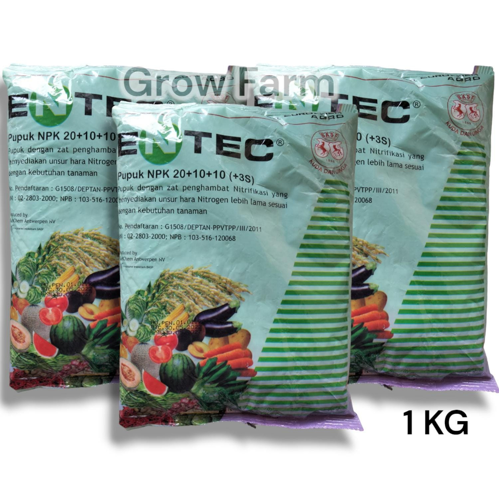 Pupuk Entec NPK 20-10-10 1kg Pupuk Semua Jenis Tanaman