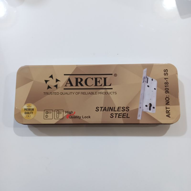 BODY PELOR STAINLESS LEPAK ARCEL/ BODY KUNCI PINTU RUMAH ARCEL