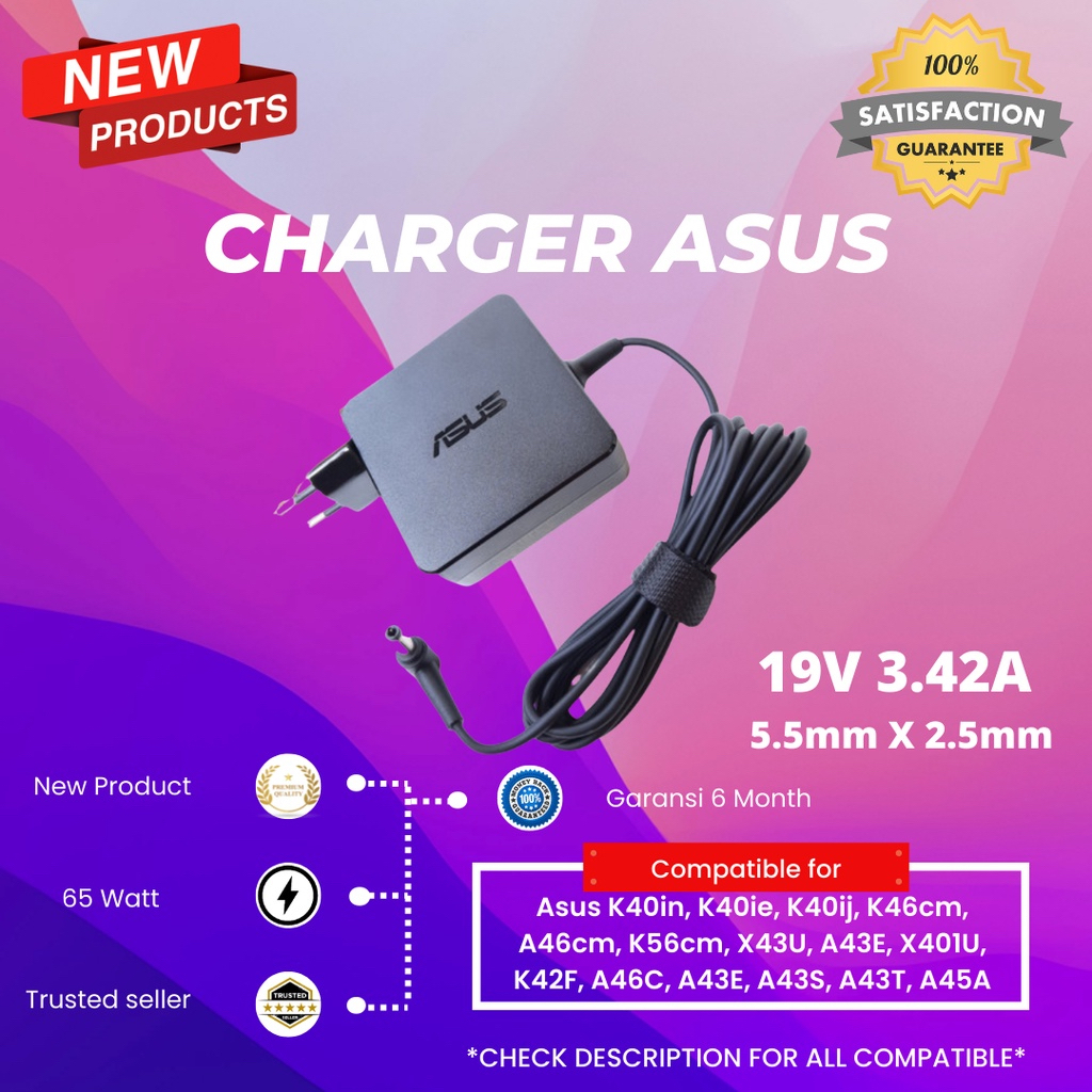 Adaptor charger PC all in one Laptop Asus V222
