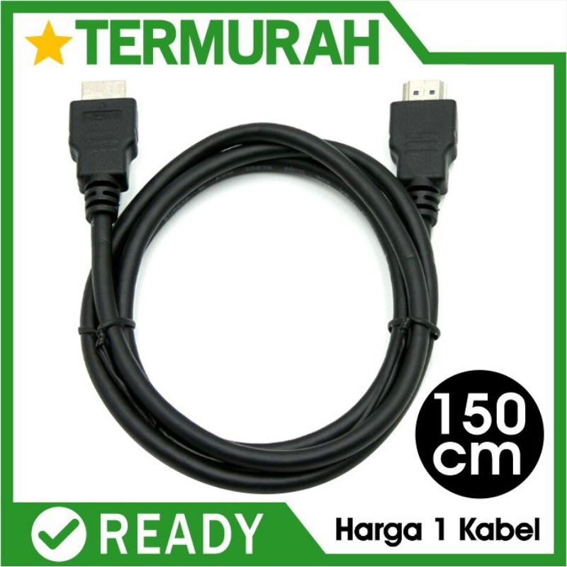 Kabel hdmi 1,5meter / KABEL HDMI STANDARD MURAH 1.5Meter