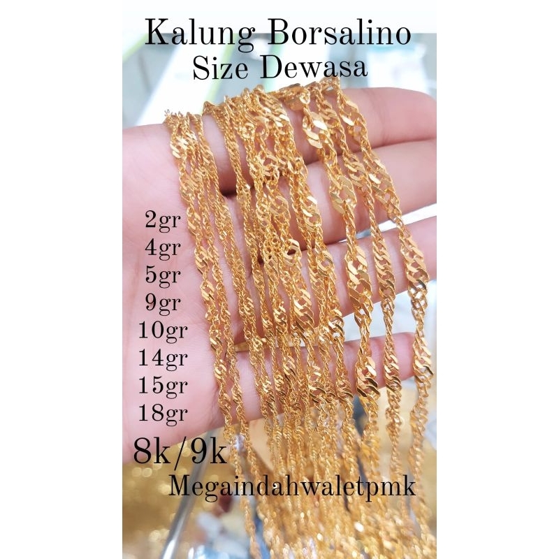 Kalung Borsalino Dewasa