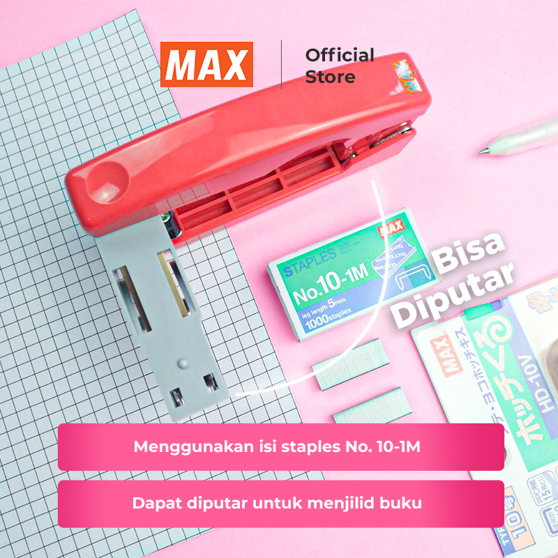 

MAX Stapler Putar / Stapler Tengah Buku / HD-10V