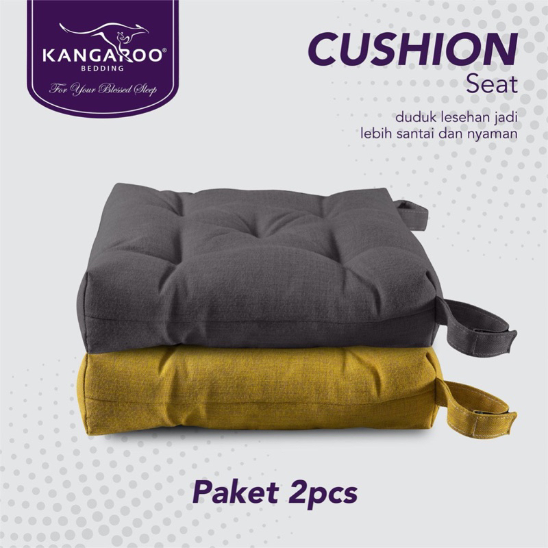 2 Cloud Cushion Seat - Sensasi Duduk Diatas Awan - Bantal Sofa Kangaroo Bedding