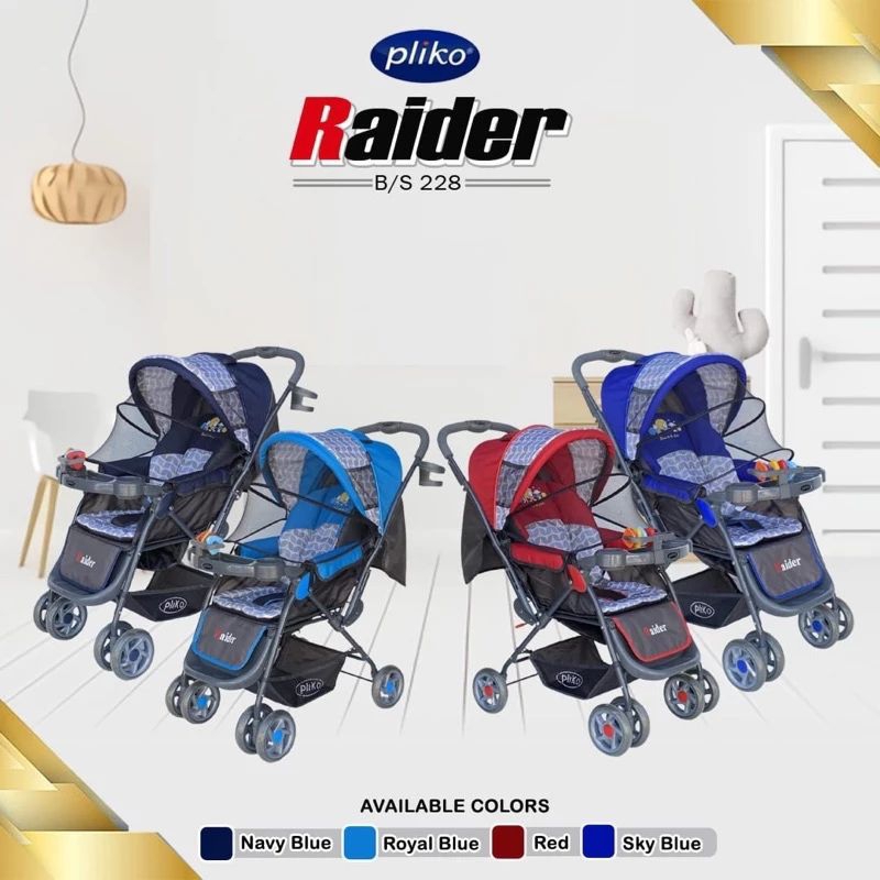 Baby Stroller Kereta Dorong Bayi Pliko RAIDER B/S288