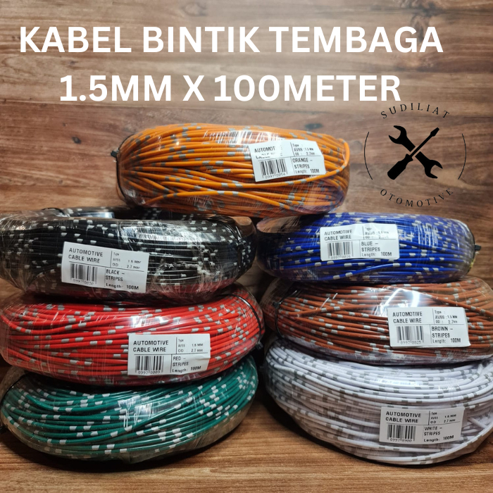 KABEL BINTIK / KABEL BODY 1,5MM × 100 METER SERABUT TEMBAGA