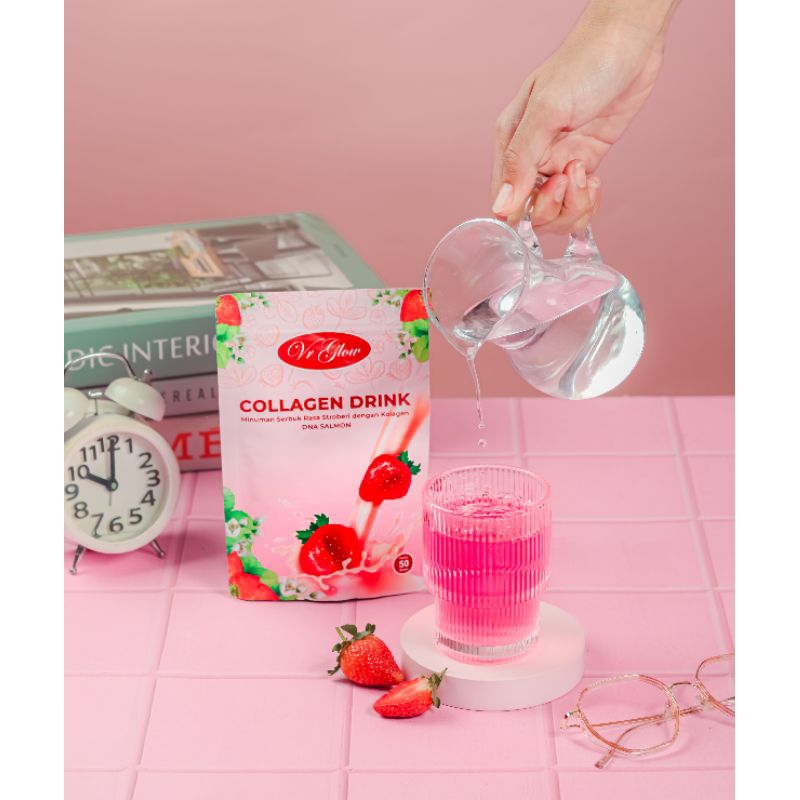 Vr Glow CollagenDrink Pemutih Badan Aman Bumil Busui