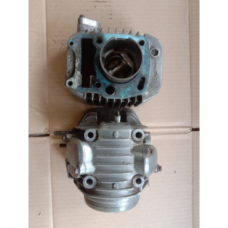 Blok Kop / Blok Head Supra x 125 Karbu Original Copotan Motor