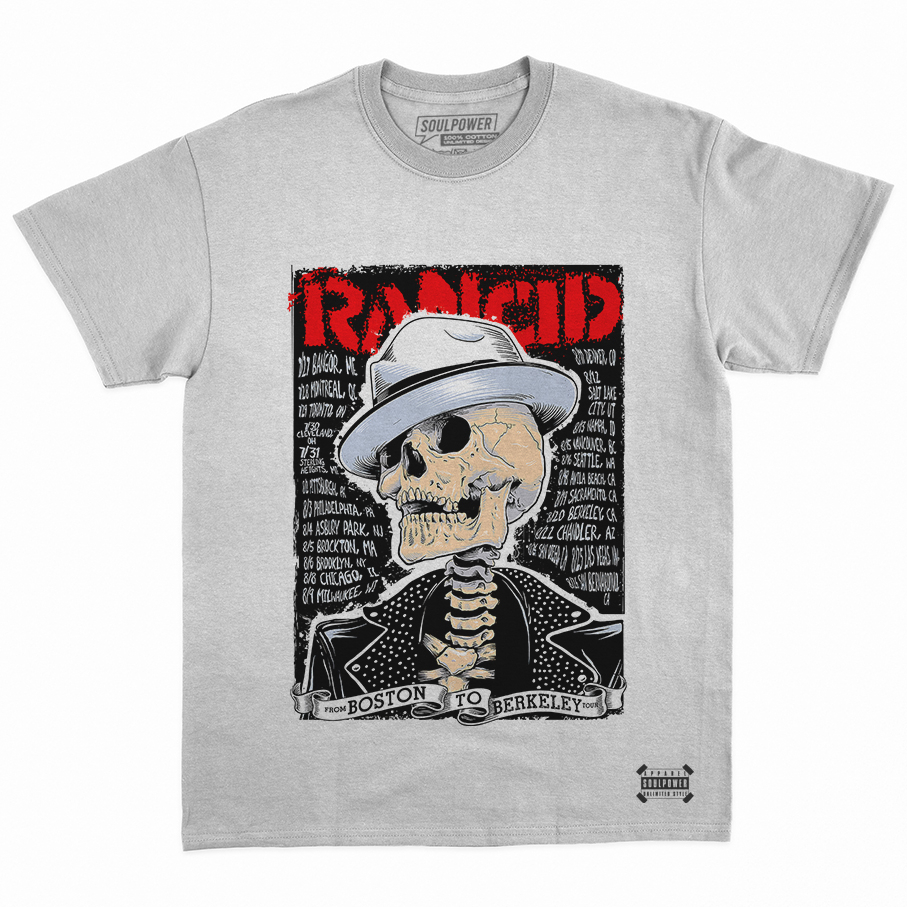 SOULPOWERSTYLE Kaos Distro Musik Band Punk Murah Rancid Tour