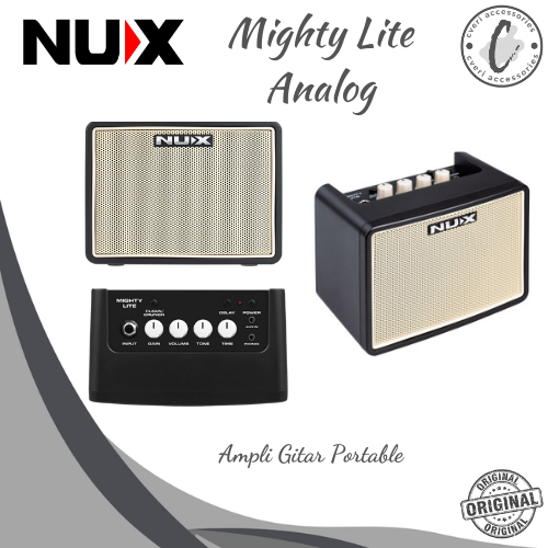 Nux Mighty Lite Analog Amplifier Gitar Portable
