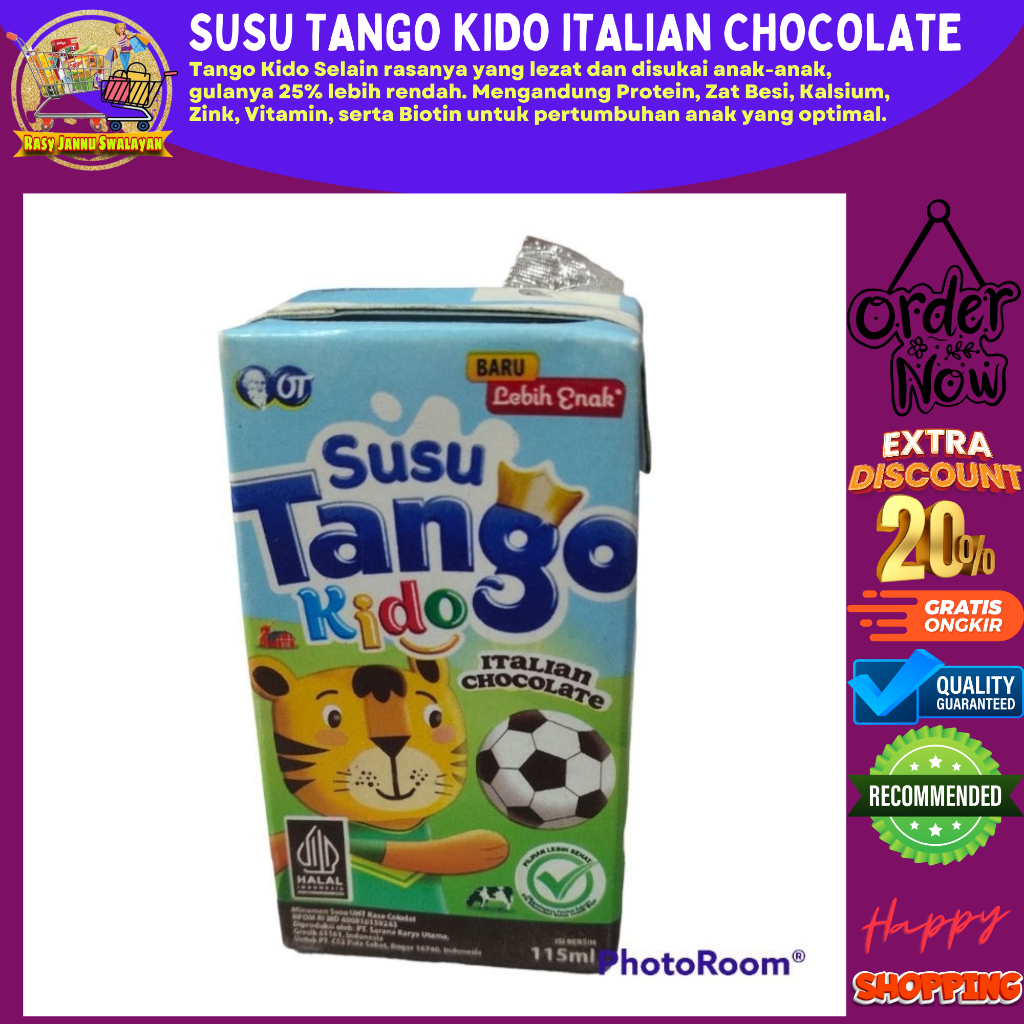 

SUSU TANGO KIDO ITALIAN CHOCOLATE 115ML