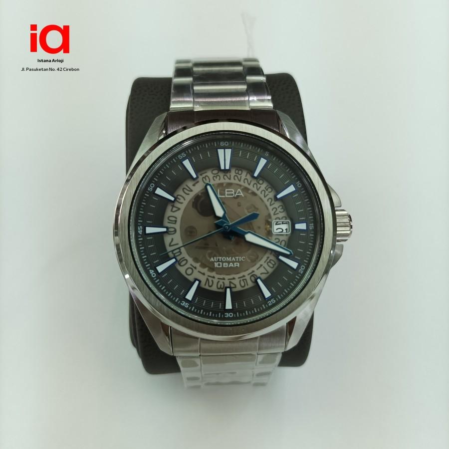 Alba Mechanical AU4033X1 Automatic Men Dark Grey Translucent Layered