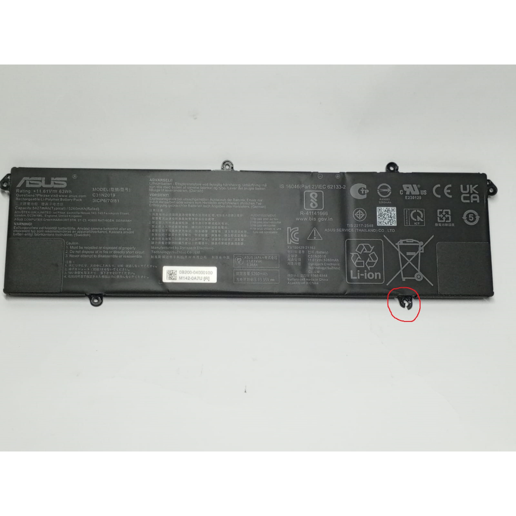 BATERAI LAPTOP ASUS VivoBook Pro 15 14X OLED M7400 M3500 ORIGINAL