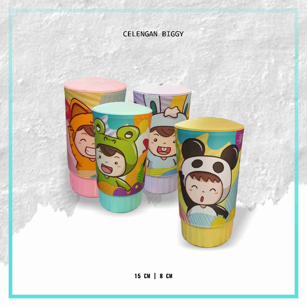 Celengan Plastik Buka Tutup Biggy Souvenir Ulang Tahun
