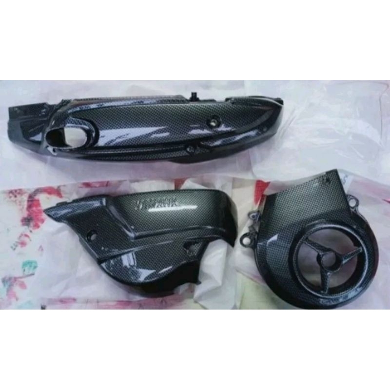 Cover cvt mio soul karbon tutup kipas mio karbon cvt mio soul carbon