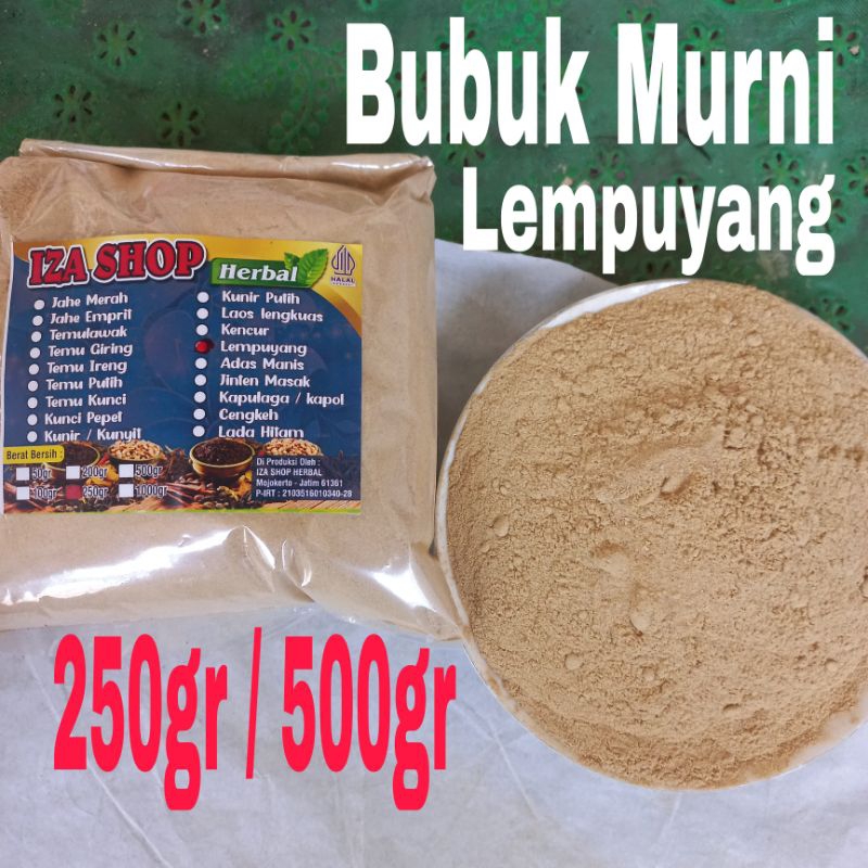 

Bubuk Murni Lempuyang 500gr