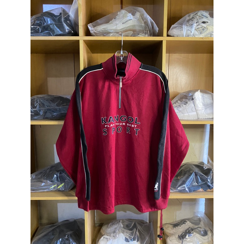 halfzip Kangol tracktop