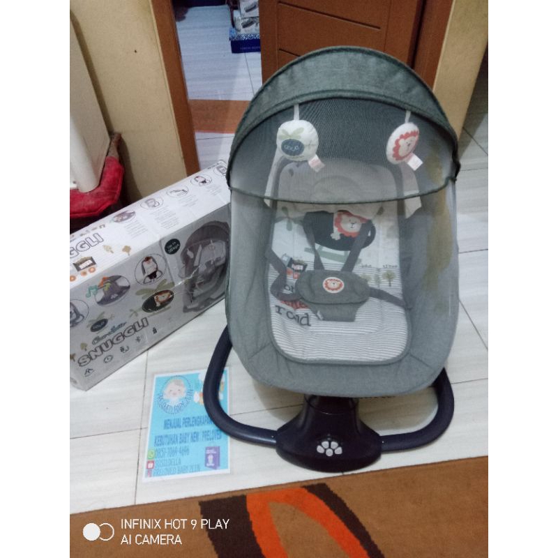 Bouncer / Boncer / Bouncher Snuggli Cocolatte Preloved Second Bekas