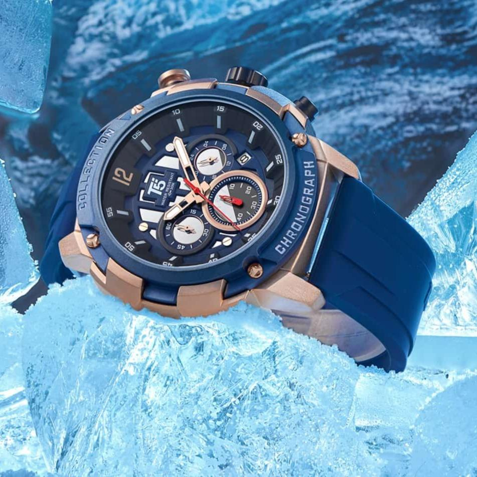 [SALE] TimelessCorp - Jam Tangan Pria Cowok T5 Collection H 3926G Original