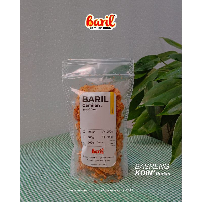 

CAMILAN BARIL | BASRENG KOIN PEDAS DAUN JERUK 100 Gram VIRAL MURAH |