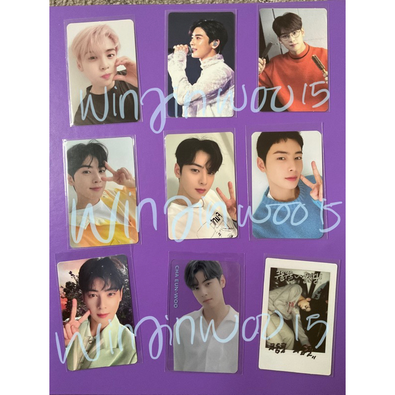 CHA EUN WOO ASTRO OFFICIAL PHOTOCARD