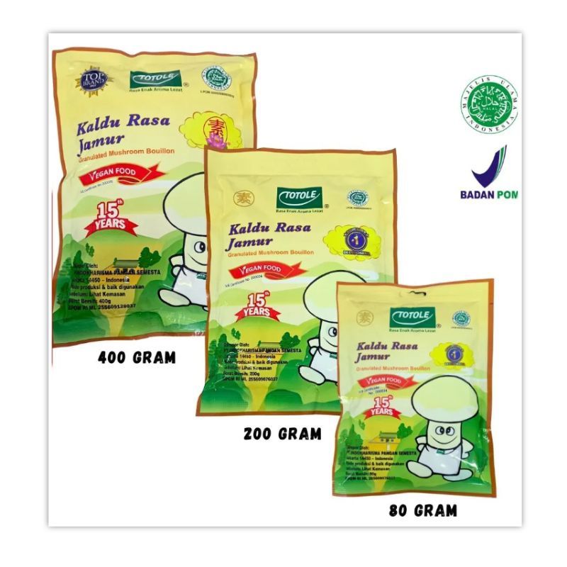 

Totole 80 200 400 gr Jamur Kaldu Jamur Penyedap Rasa Mokoceng
