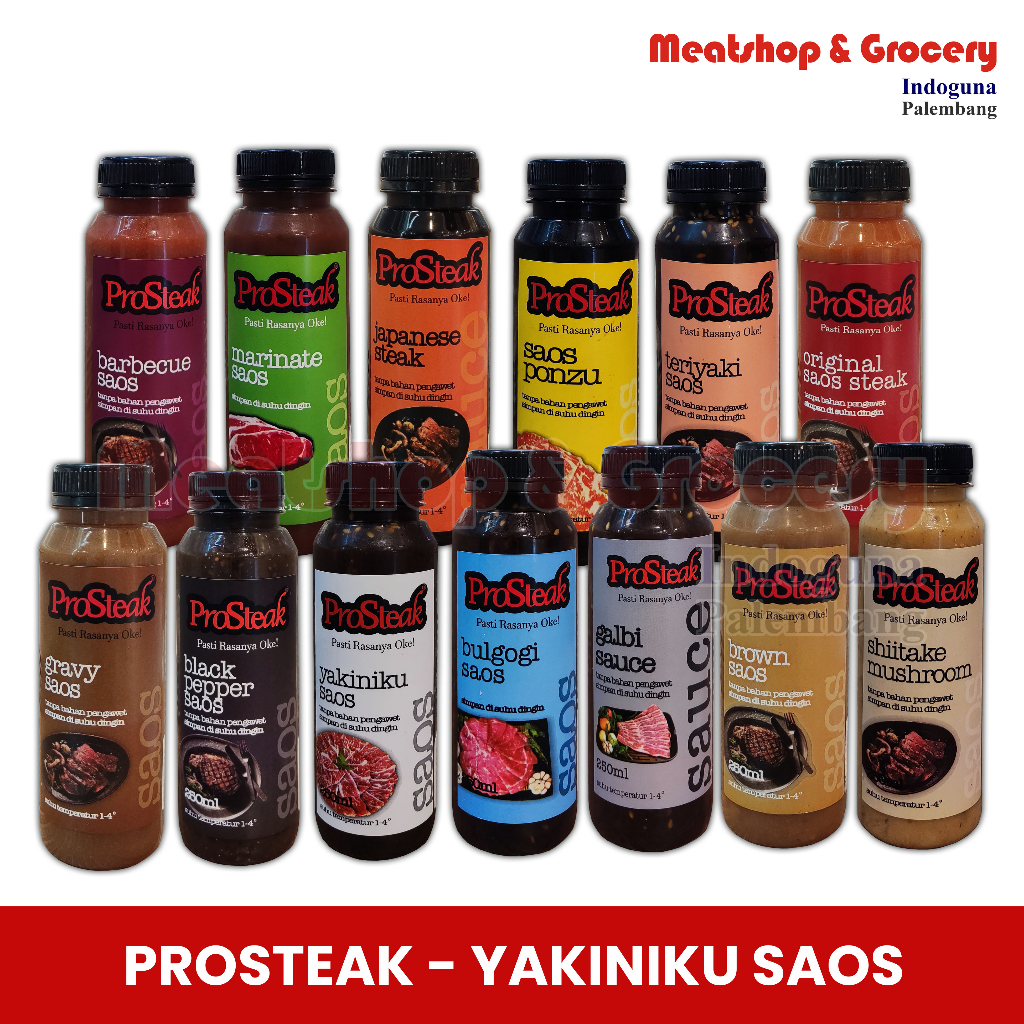 

Saos Prosteak 250ml | Meatshop Indoguna Palembang