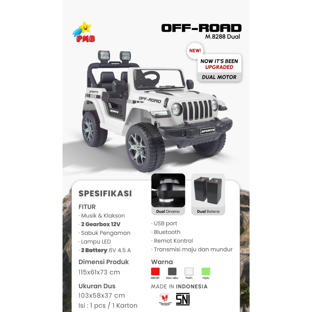 mobil accu anak pmb 8288