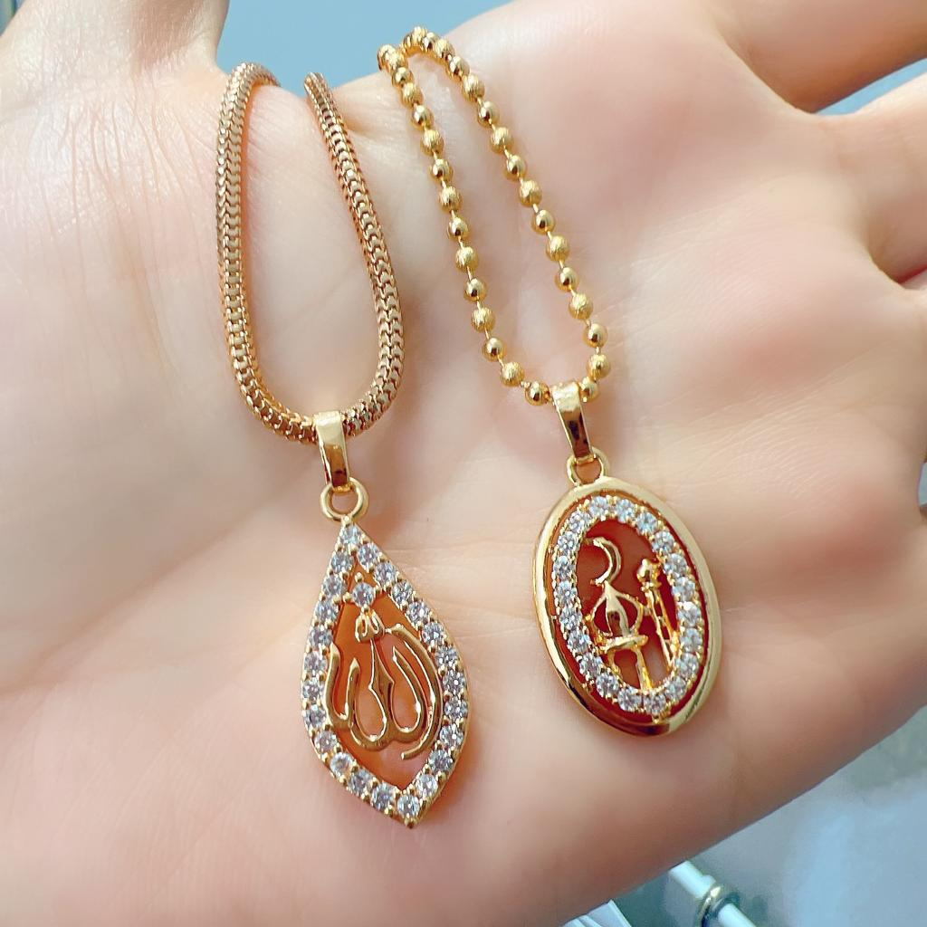 PERHIASAN KALUNG XUPING GOLD KALUNG HIJAB SET LIONTIN BEST JEWELRY