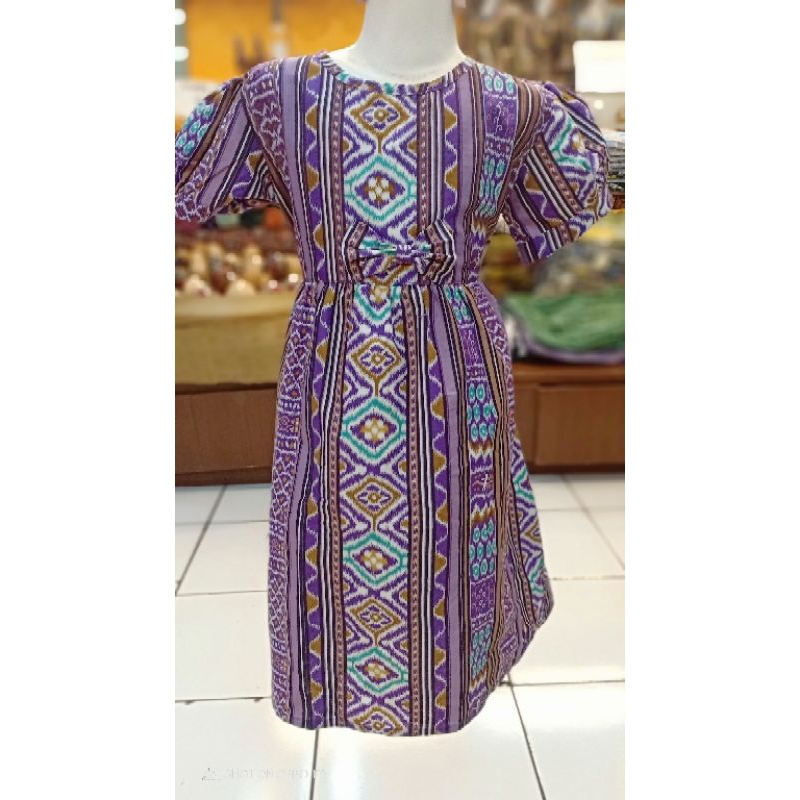 toko bakul batik, Dres batik anak lengan pendek