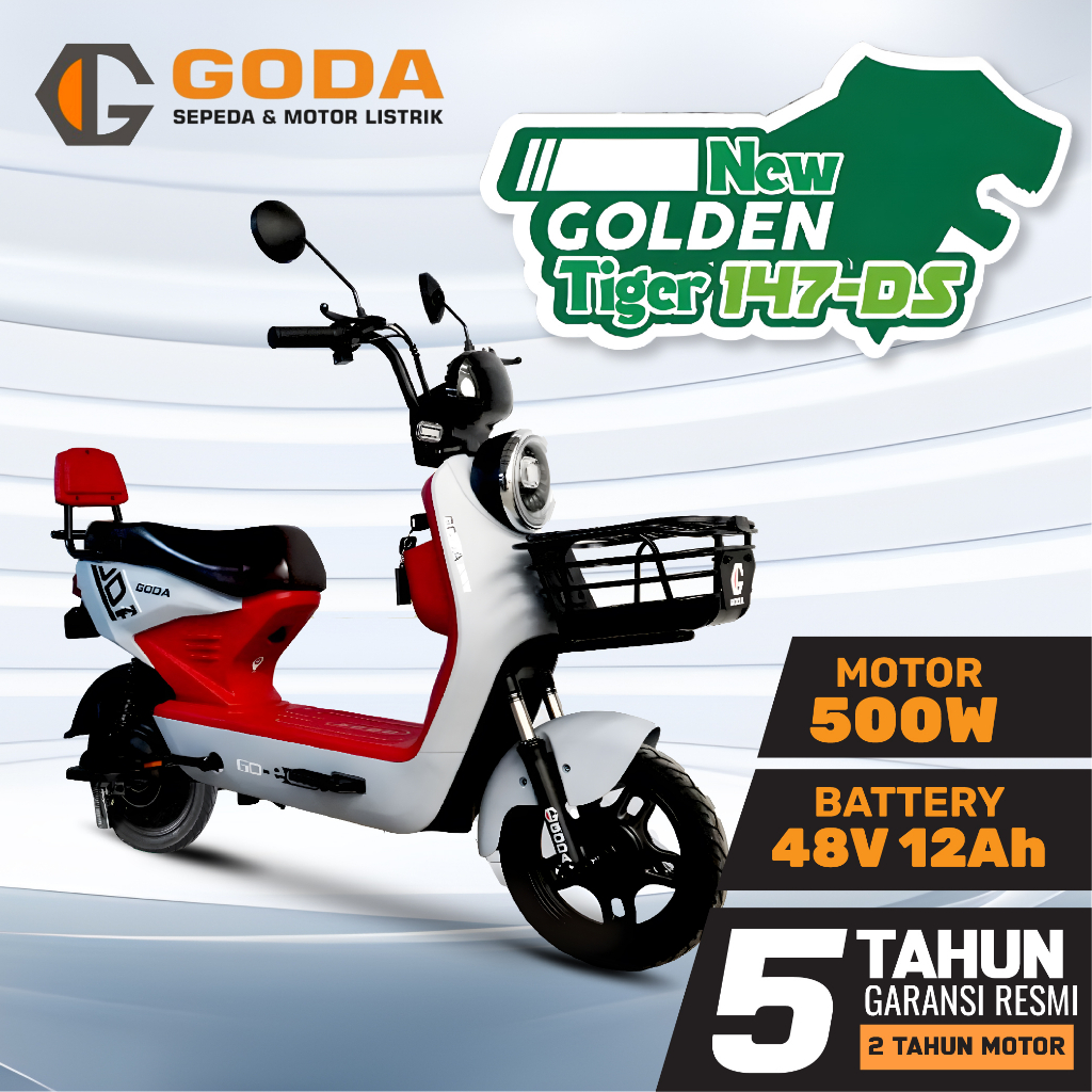 GODA 147DS Golden Tiger Sepeda Listrik