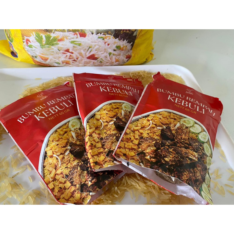 

Beras basmati 1kg plus Bumbu kebuli