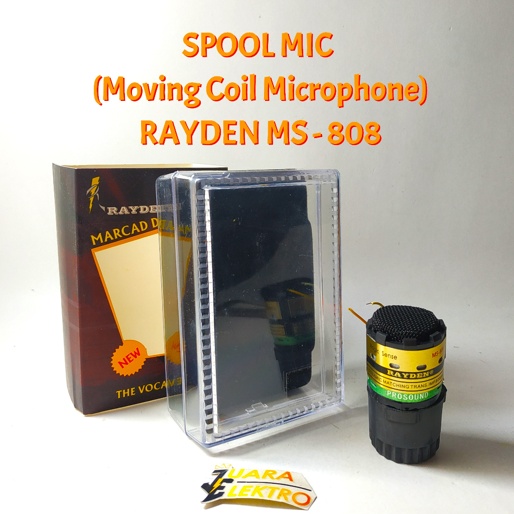 SPOOL MIC RAYDEN MS - 808 (Moving Coil Microphone) MARCAD DIVERSITY | Spul Mik / Elemen Mic Spul
