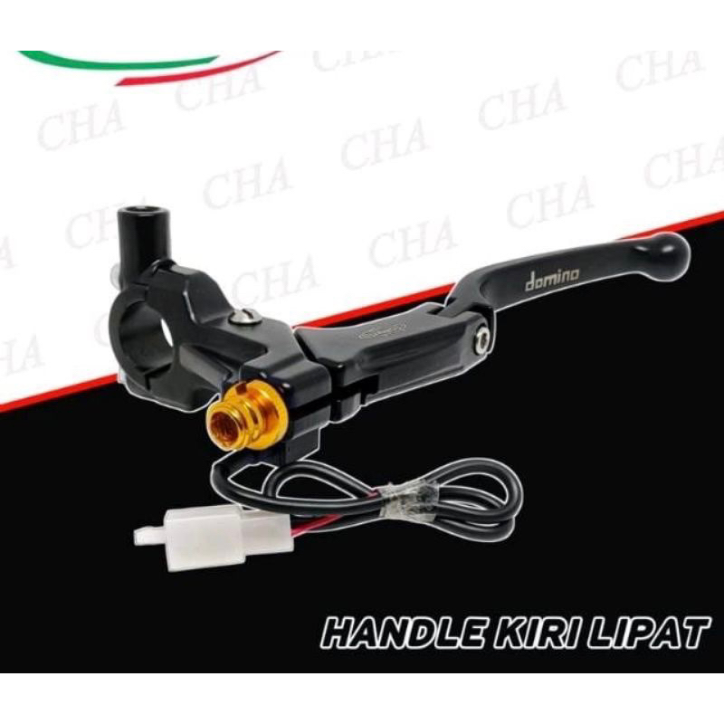 HANDLE KIRI DMN MODEL LIPAT RCB S1 UNIVERSAL ALL  MOTOR BISA UNTUK REM BELAKANG MATIC DAN MOTOR KOPL