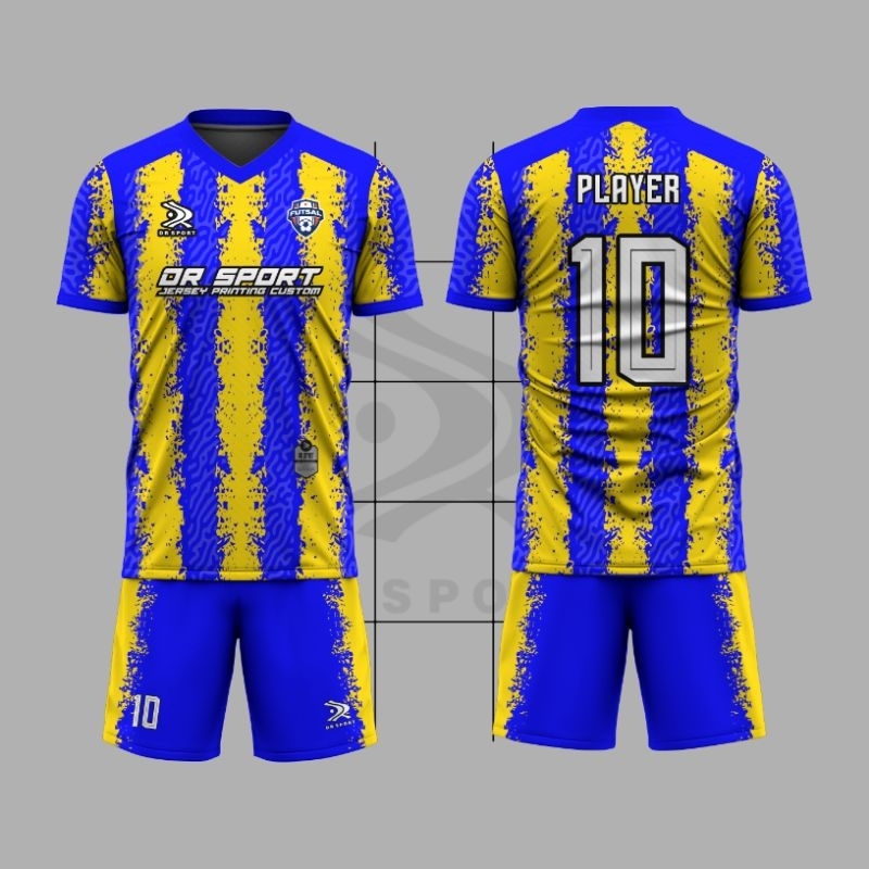 Jersey futsal printing Jersey football printing (DR04) stelan Jersey futsal fullprinting Jersey satu