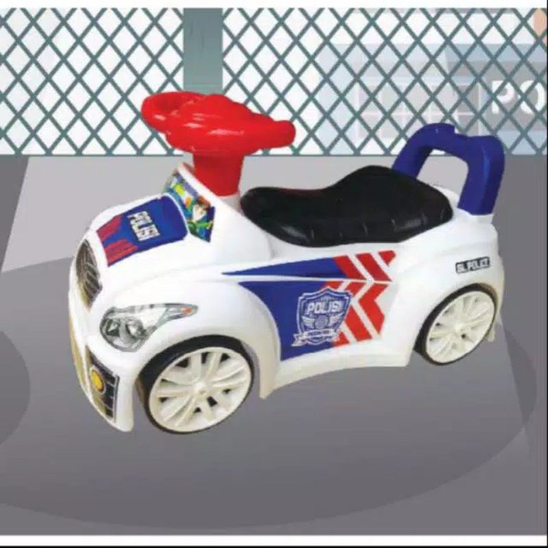(BISA COD) MAINAN ANAK MOBIL DORONG POLISI / Mainan Mobil Duduk Ride On SL POLICE / Mobil Polisi / Mobil Anak