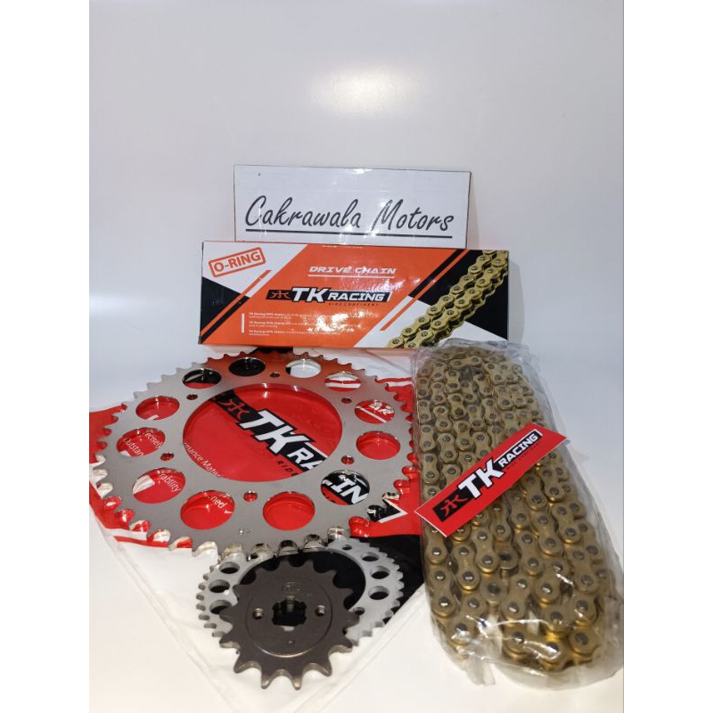 GEAR SET TK 520 CRF 150 & RANTAI TK O RING