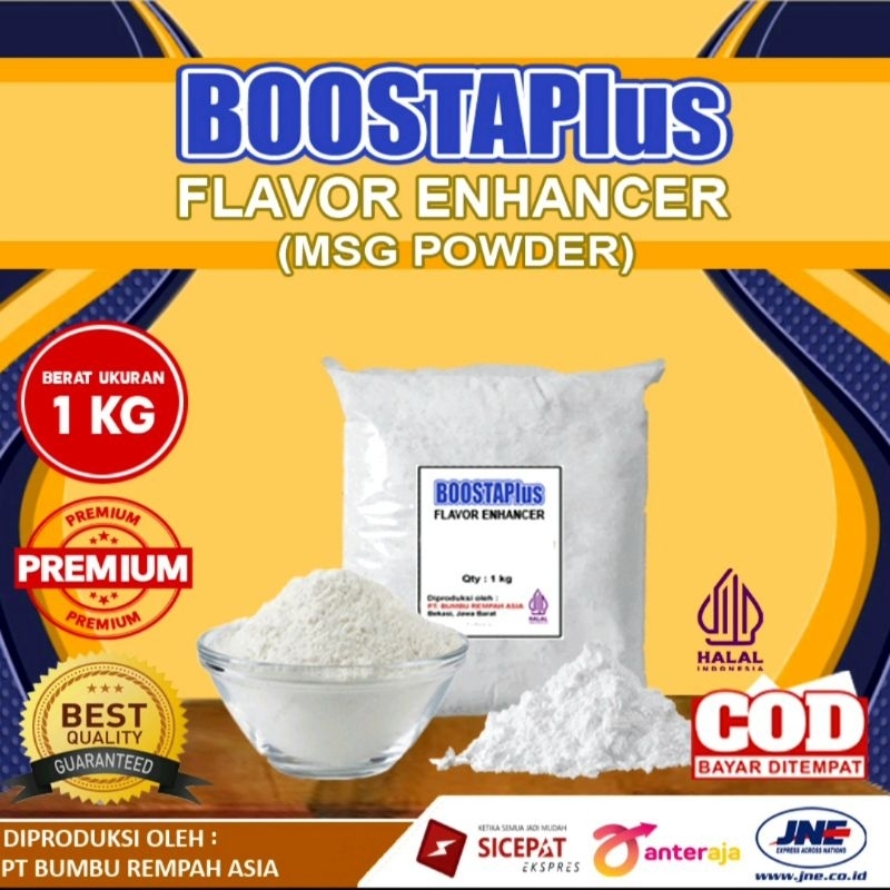 

MSG Boosta PLUS Flavour Enchancer Penambah Gurih dan Aroma 1Kg