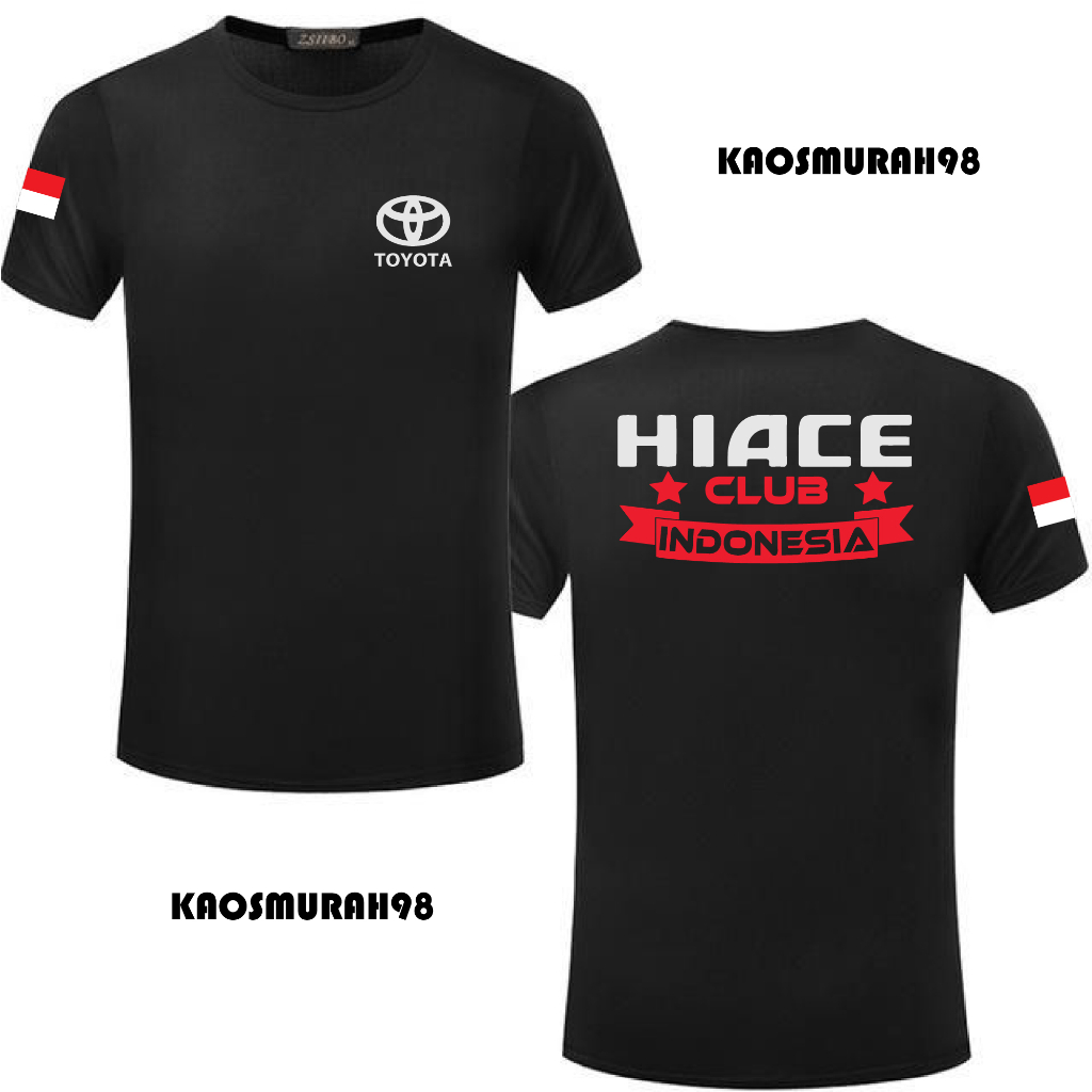 BAJU KAOS DISTRO TOYOTA HIACE CLUB INDONESIA