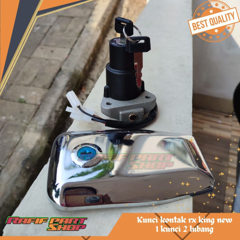 Kunci kontak rx king new set 1 kunci 2 lubang non original