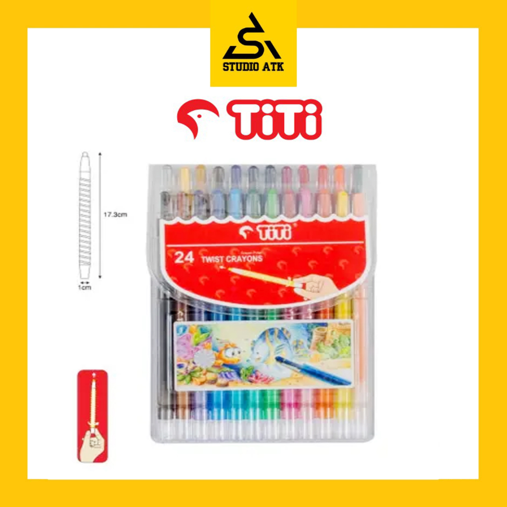 

Crayon Putar TITI 24 Warna