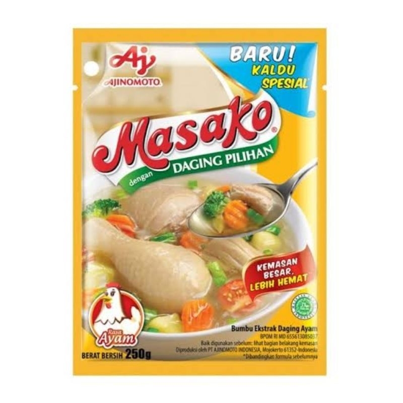 

Masako ayam kemasan 250gr