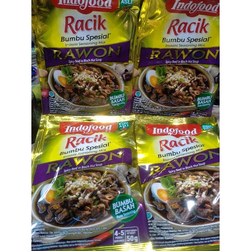 

indofood racik Rawon kemasan 50g