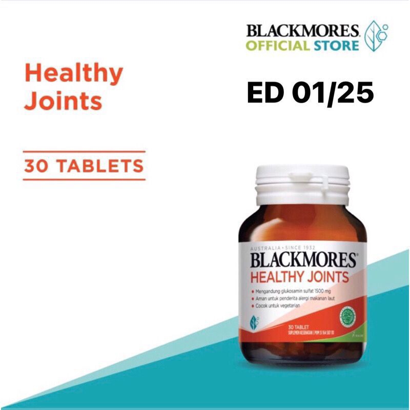 Blackmores Healthy Joint 1500mg isi 30 & 90 (kemasan lama Blackmores Glucosamine Sulfate )  ORIGINAL